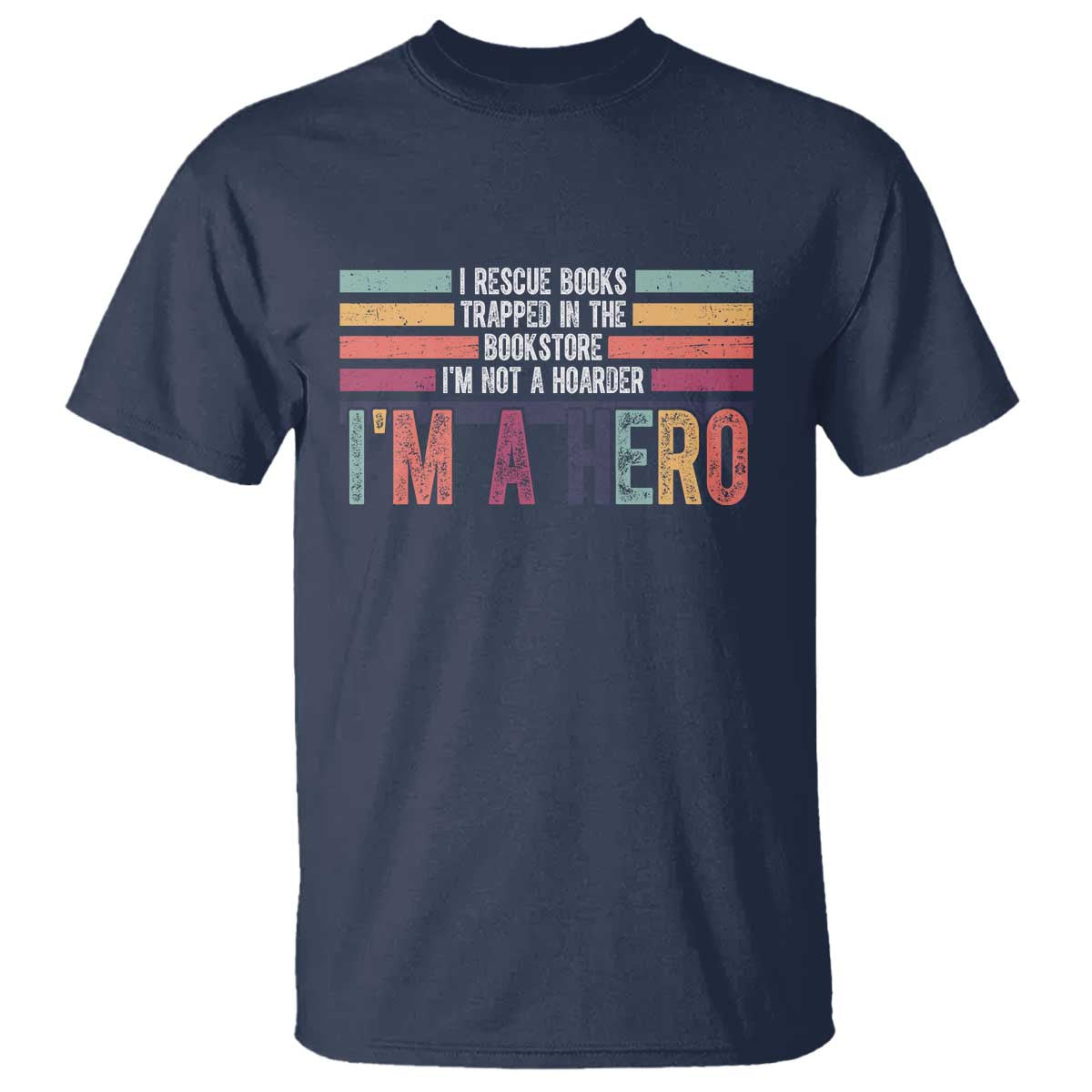 Book Lover T Shirt I Rescue Books - Wonder Print Shop