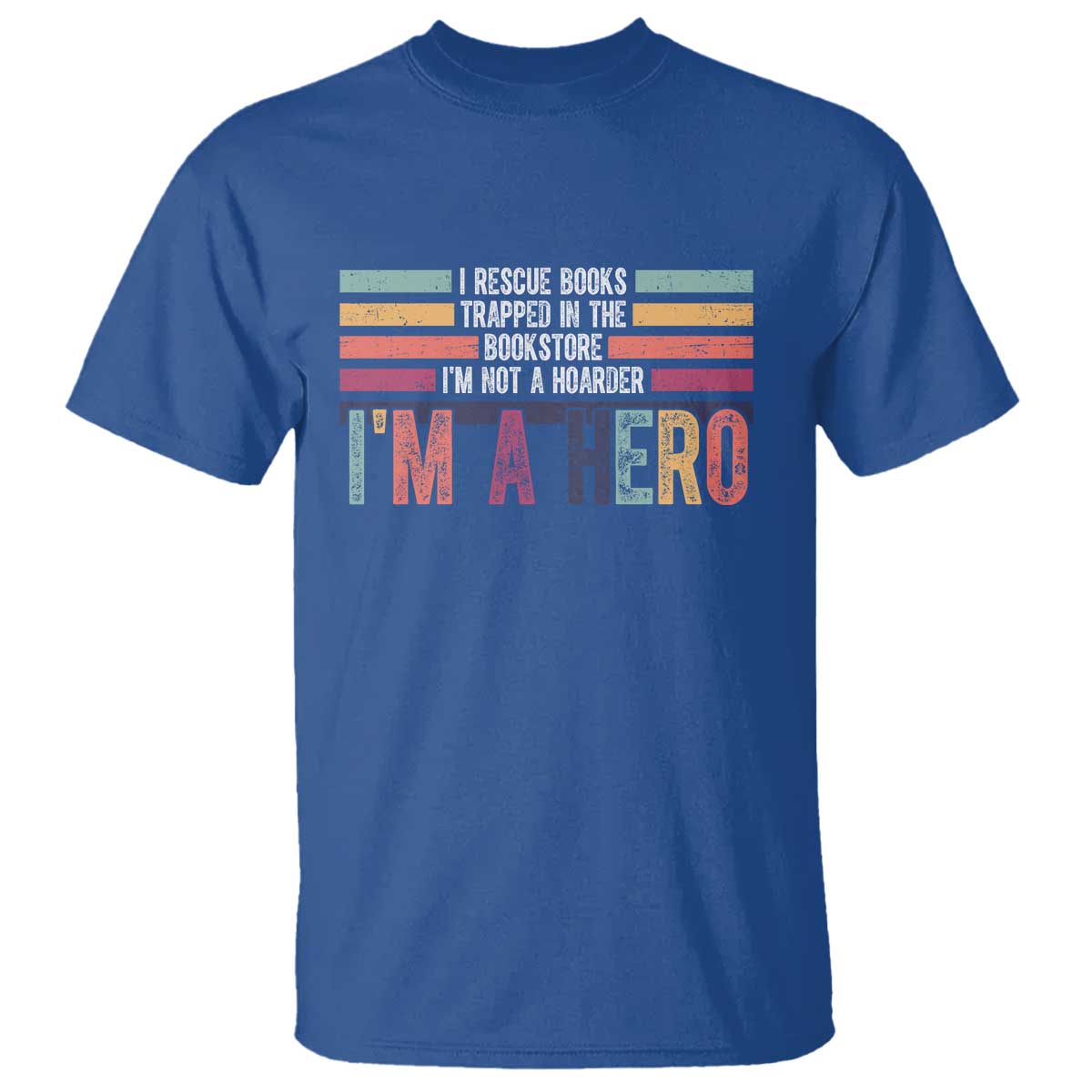 Book Lover T Shirt I Rescue Books - Wonder Print Shop