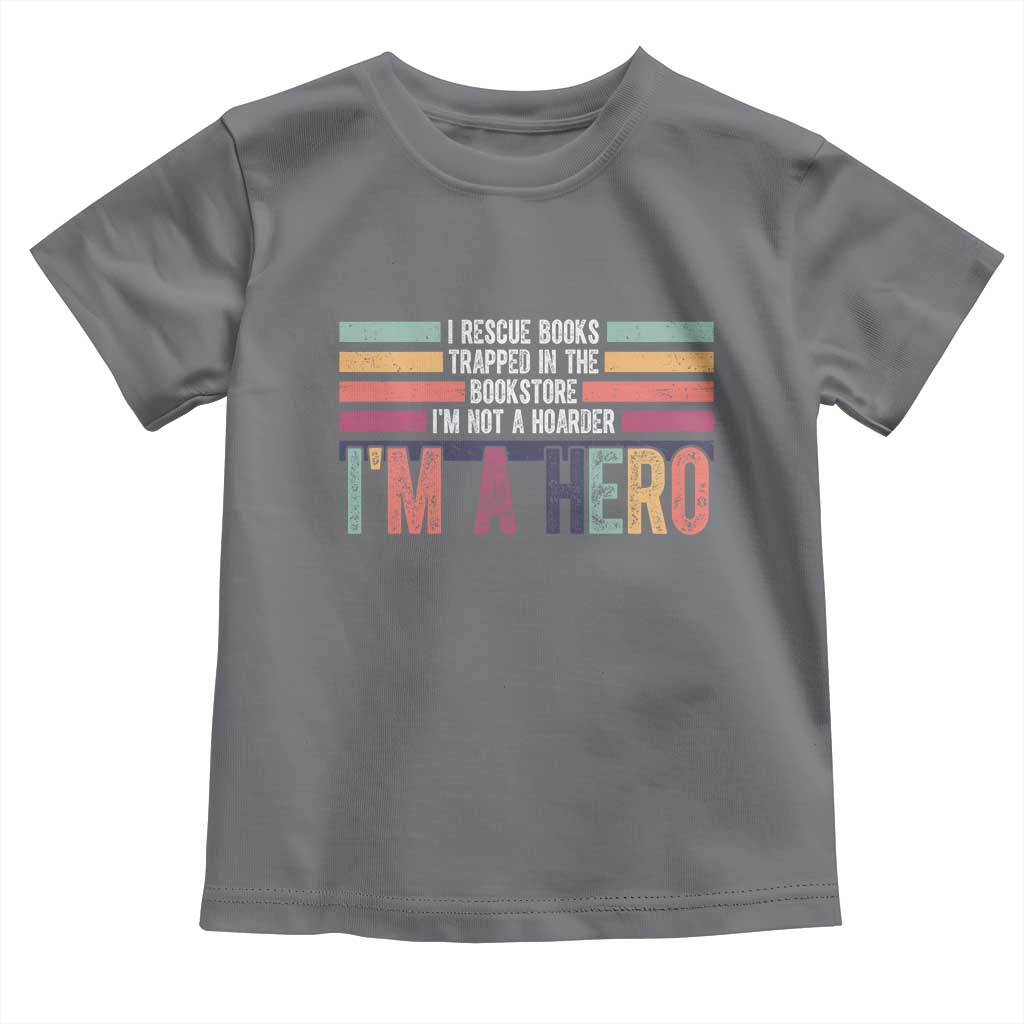 Book Lover Toddler T Shirt I Rescue Books - Wonder Print Shop