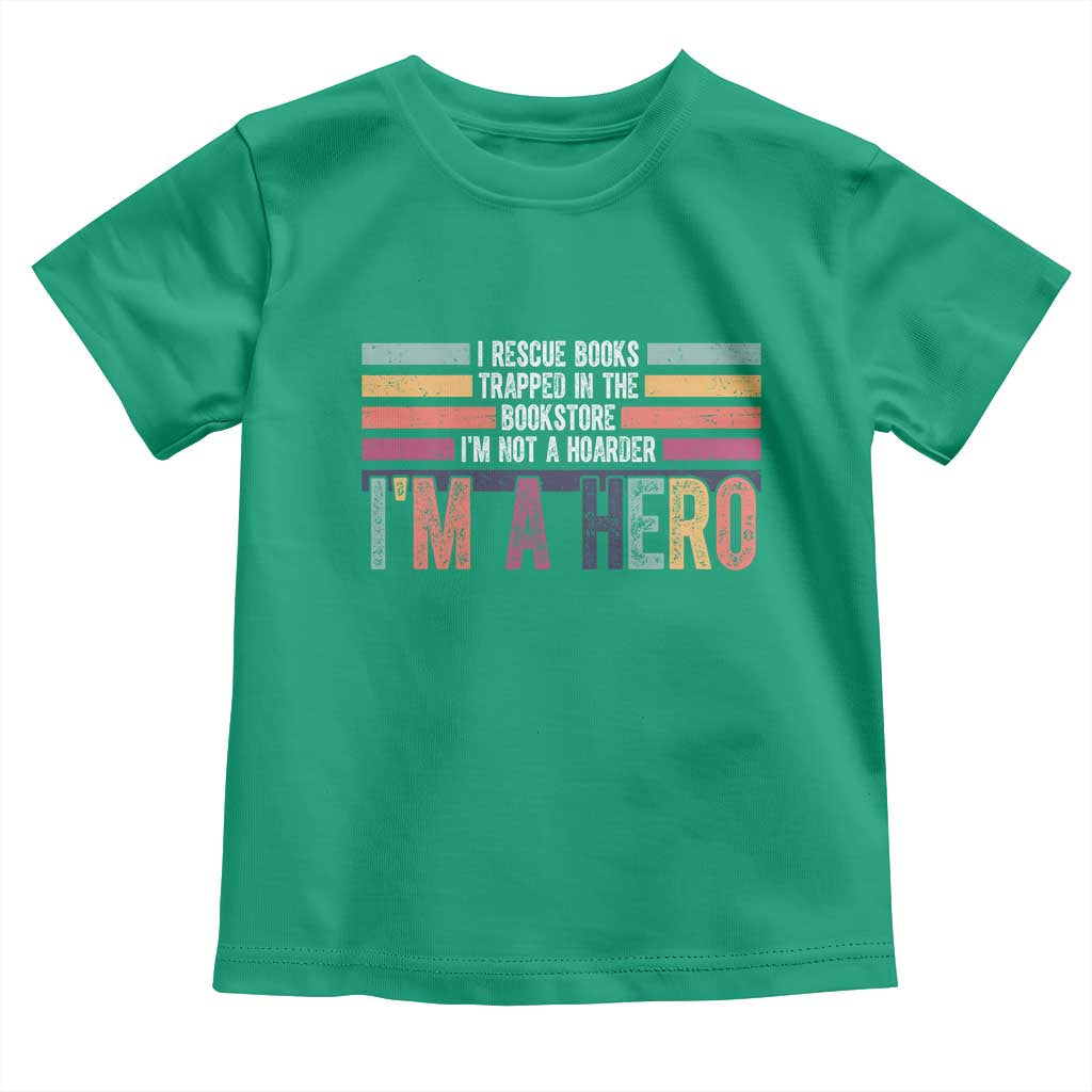 Book Lover Toddler T Shirt I Rescue Books - Wonder Print Shop