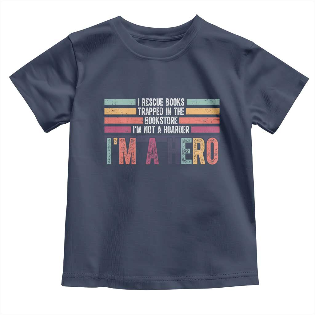 Book Lover Toddler T Shirt I Rescue Books - Wonder Print Shop
