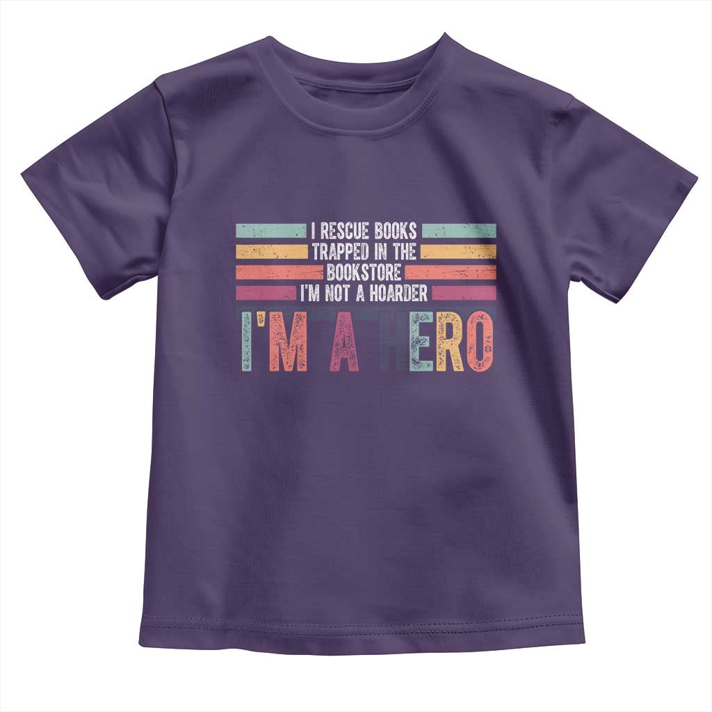 Book Lover Toddler T Shirt I Rescue Books - Wonder Print Shop