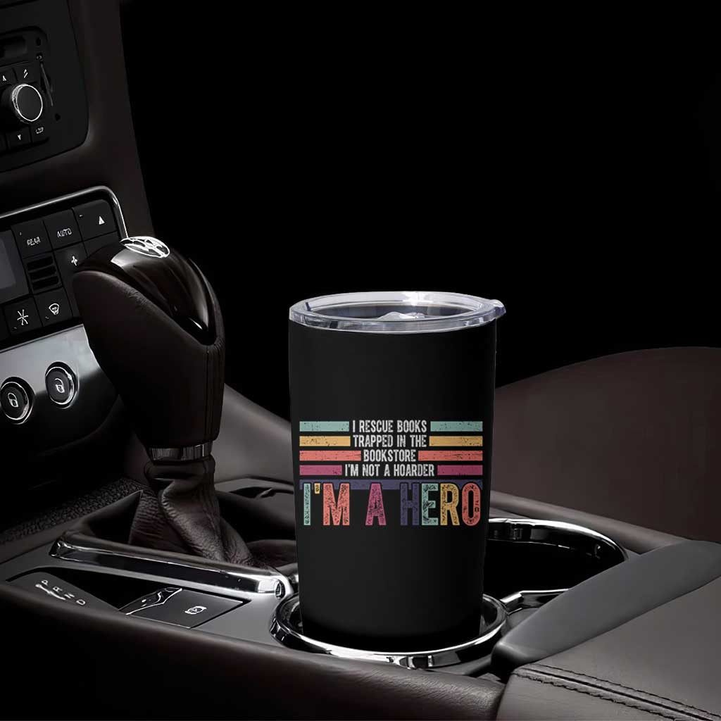 Book Lover Tumbler Cup I Rescue Books - Wonder Print Shop