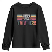 Book Lover Youth Sweatshirt I Rescue Books - Wonder Print Shop
