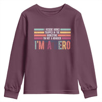 Book Lover Youth Sweatshirt I Rescue Books - Wonder Print Shop