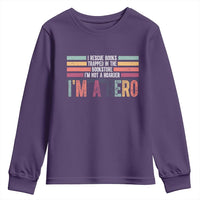 Book Lover Youth Sweatshirt I Rescue Books - Wonder Print Shop