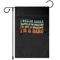 I Rescue Books Garden Flag Funny Booksellers Bookworm Book Lover Reader Gift - Wonder Print Shop
