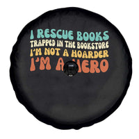 I Rescue Books Spare Tire Cover Funny Booksellers Bookworm Book Lover Reader Gift - Wonder Print Shop