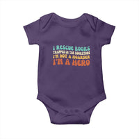 I Rescue Books Baby Onesie Funny Booksellers Bookworm Book Lover Reader Gift - Wonder Print Shop