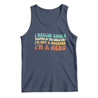 I Rescue Books Tank Top Funny Booksellers Bookworm Book Lover Reader Gift - Wonder Print Shop