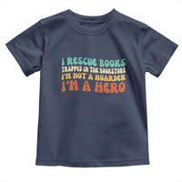 I Rescue Books Toddler T Shirt Funny Booksellers Bookworm Book Lover Reader Gift - Wonder Print Shop