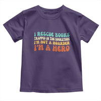 I Rescue Books Toddler T Shirt Funny Booksellers Bookworm Book Lover Reader Gift - Wonder Print Shop