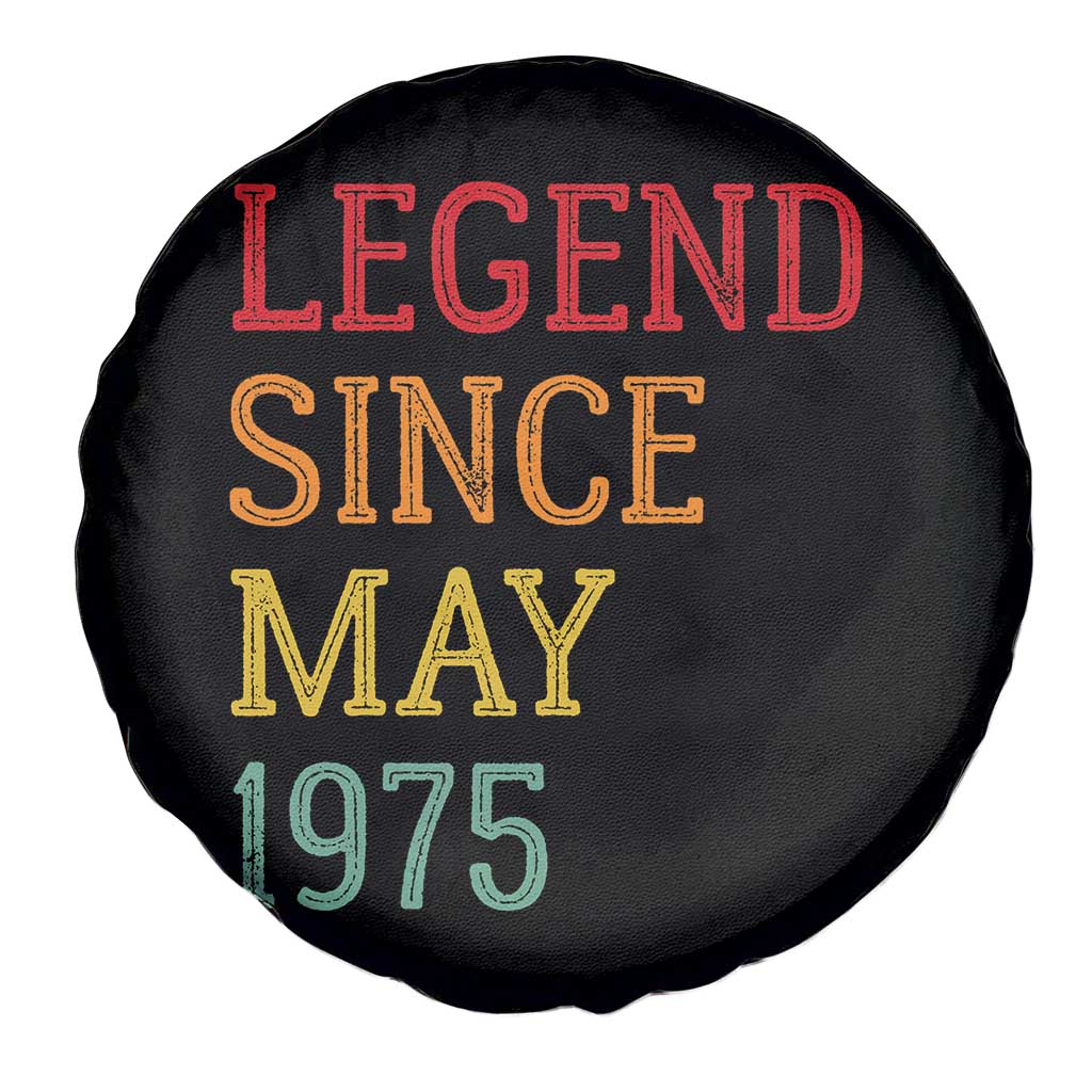 Legend Since May 1975 Spare Tire Cover Vintage Retro 50th Birthday Gifts
