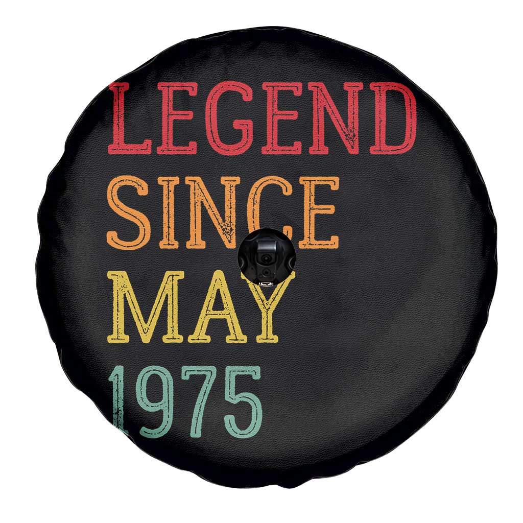 Legend Since May 1975 Spare Tire Cover Vintage Retro 50th Birthday Gifts