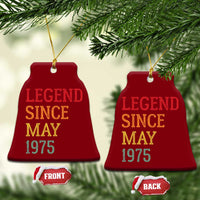 Legend Since May 1975 Ceramic Ornament Vintage Retro 50th Birthday Gifts - Wonder Print Shop
