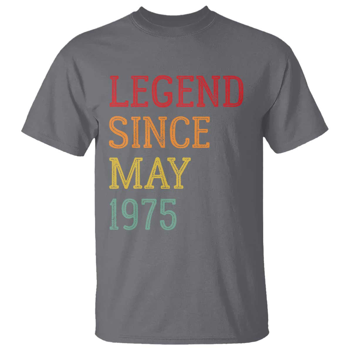 Legend Since May 1975 T Shirt Vintage Retro 50th Birthday Gifts