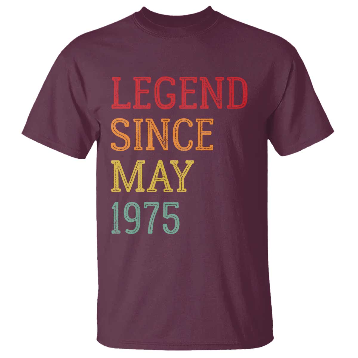 Legend Since May 1975 T Shirt Vintage Retro 50th Birthday Gifts