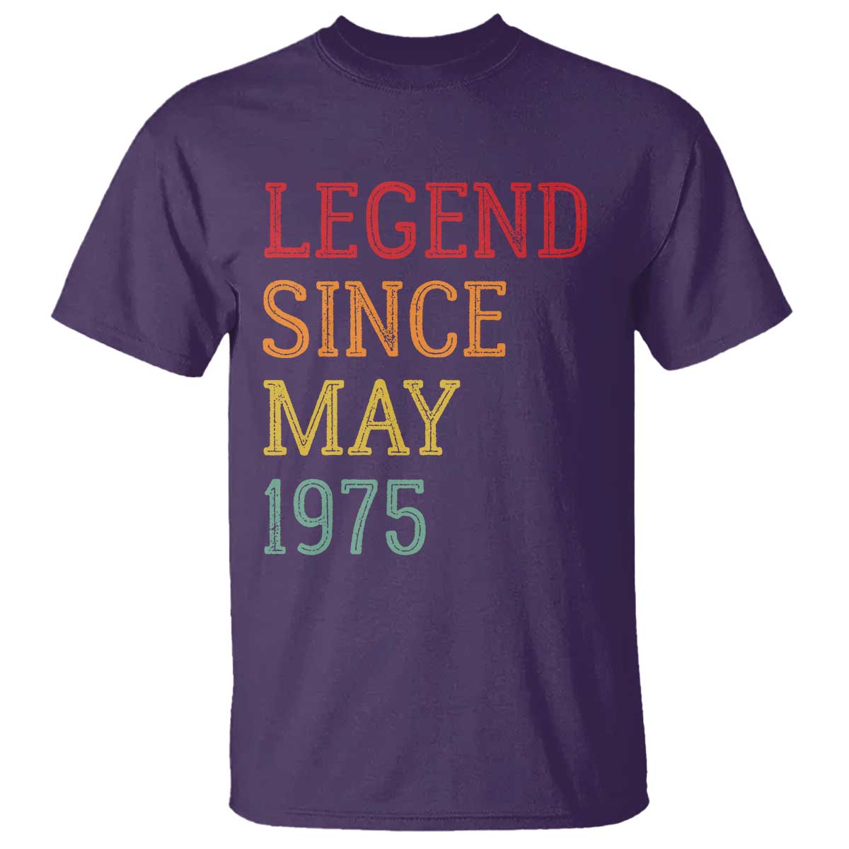 Legend Since May 1975 T Shirt Vintage Retro 50th Birthday Gifts