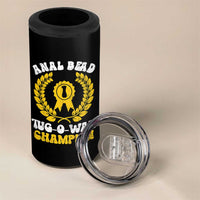 Bead Tug O War Champion 4 in 1 Can Cooler Tumbler Funny Sarcastic Saying Weird Gag Gift
