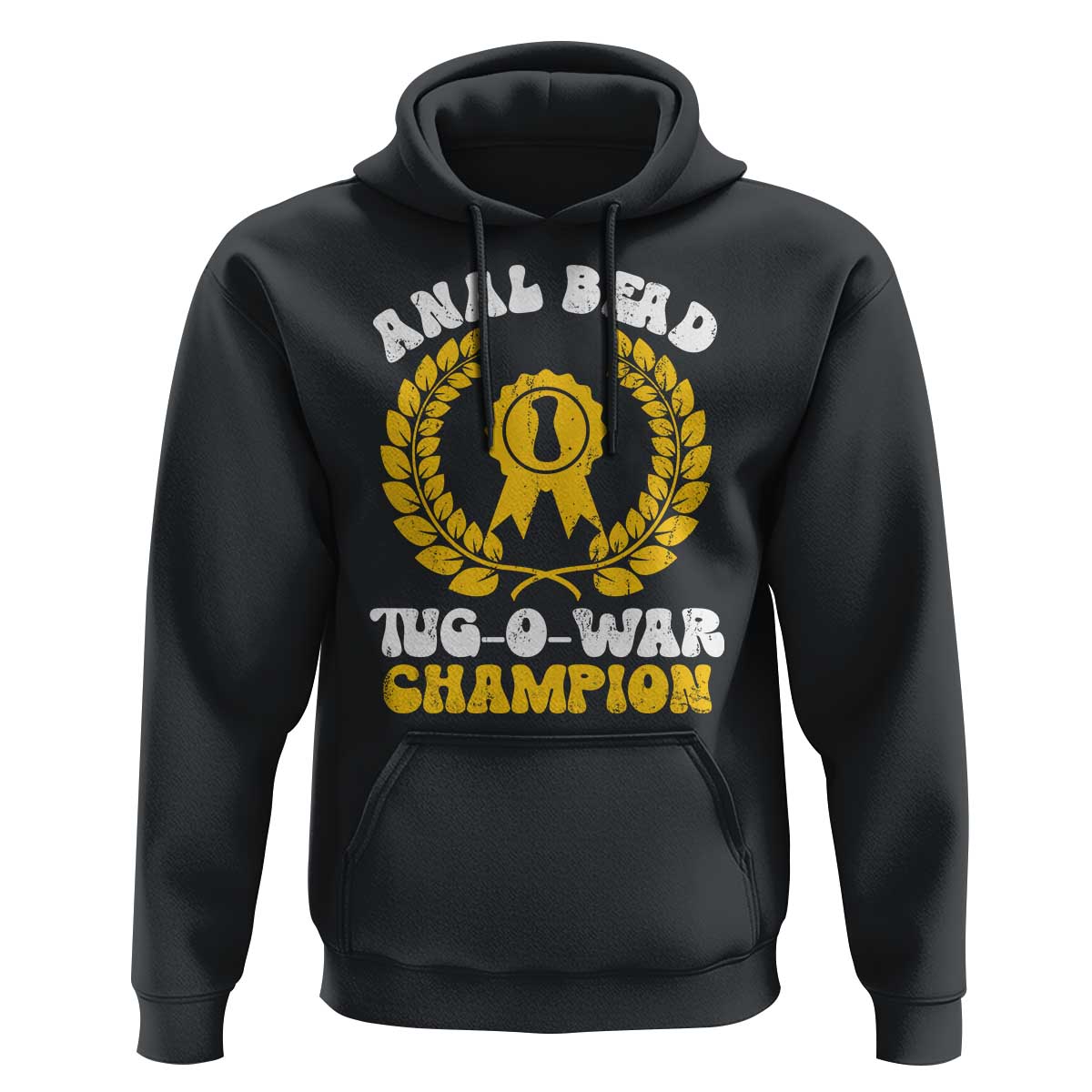 Bead Tug O War Champion Hoodie Funny Sarcastic Saying Weird Gag Gift