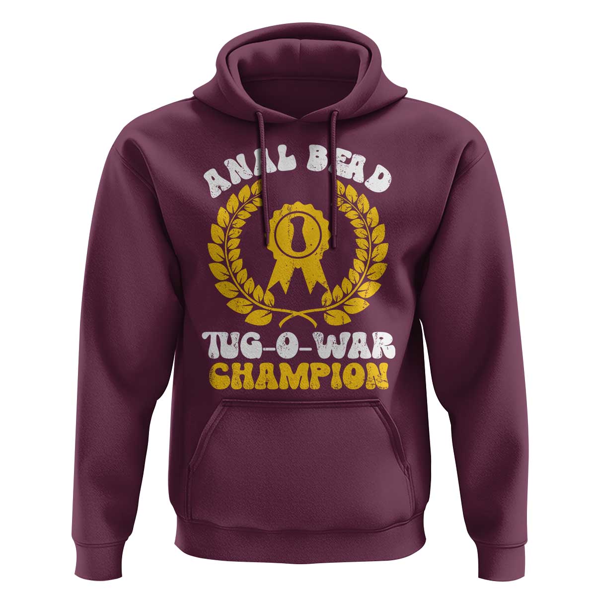 Bead Tug O War Champion Hoodie Funny Sarcastic Saying Weird Gag Gift
