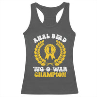 Bead Tug O War Champion Racerback Tank Top Funny Sarcastic Saying Weird Gag Gift