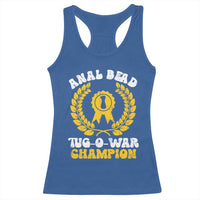 Bead Tug O War Champion Racerback Tank Top Funny Sarcastic Saying Weird Gag Gift