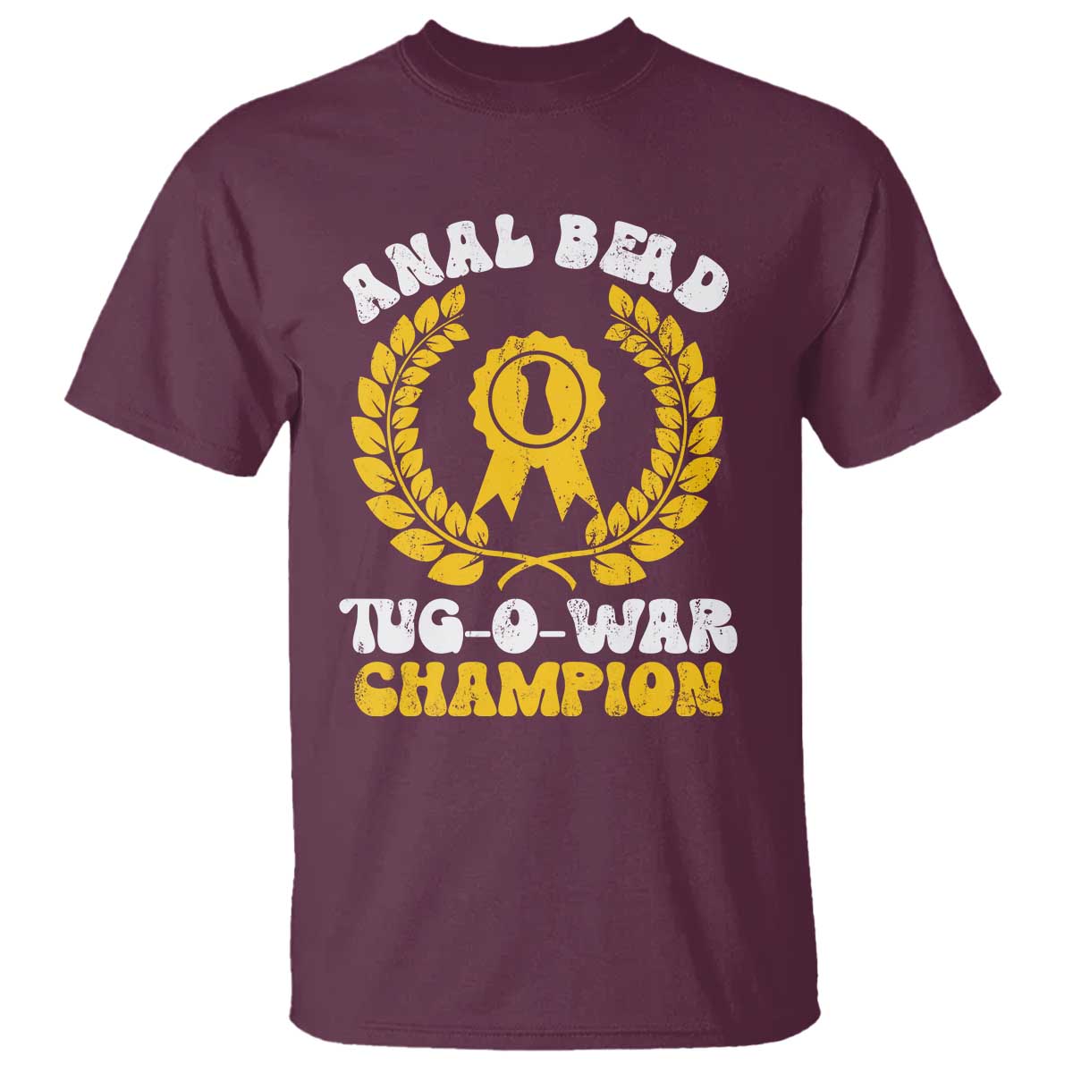 Bead Tug O War Champion T Shirt Funny Sarcastic Saying Weird Gag Gift