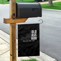 Funny Bald Dad Garden Flag Old Man Saying Gag Gift Fathers Day - Wonder Print Shop