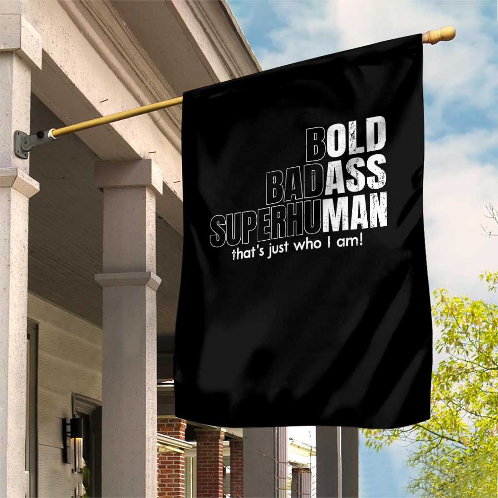 Funny Bald Dad Garden Flag Old Man Saying Gag Gift Fathers Day - Wonder Print Shop