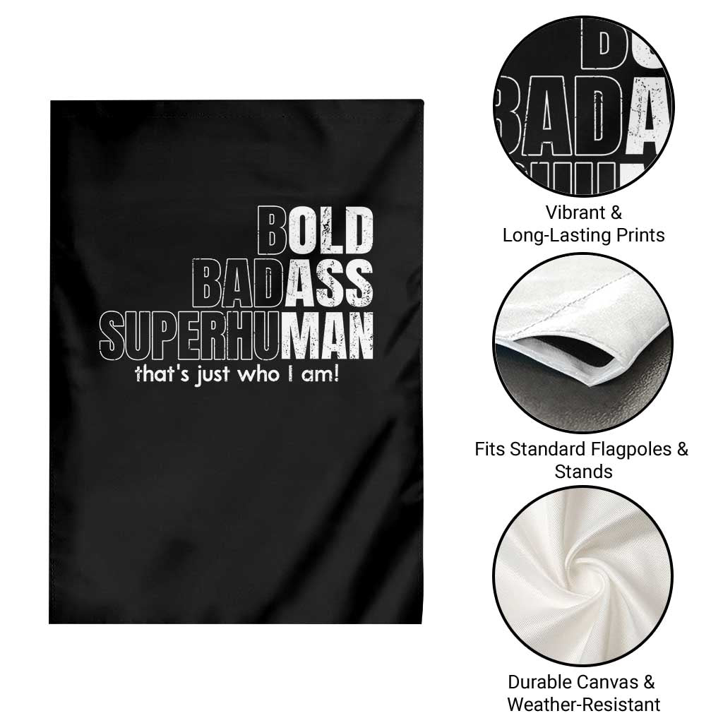 Funny Bald Dad Garden Flag Old Man Saying Gag Gift Fathers Day - Wonder Print Shop