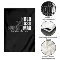 Funny Bald Dad Garden Flag Old Man Saying Gag Gift Fathers Day - Wonder Print Shop