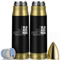 Funny Bald Dad Bullet Tumbler Old Man Saying Gag Gift Fathers Day - Wonder Print Shop