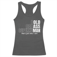 Funny Bald Dad Racerback Tank Top Old Man Saying Gag Gift Fathers Day - Wonder Print Shop