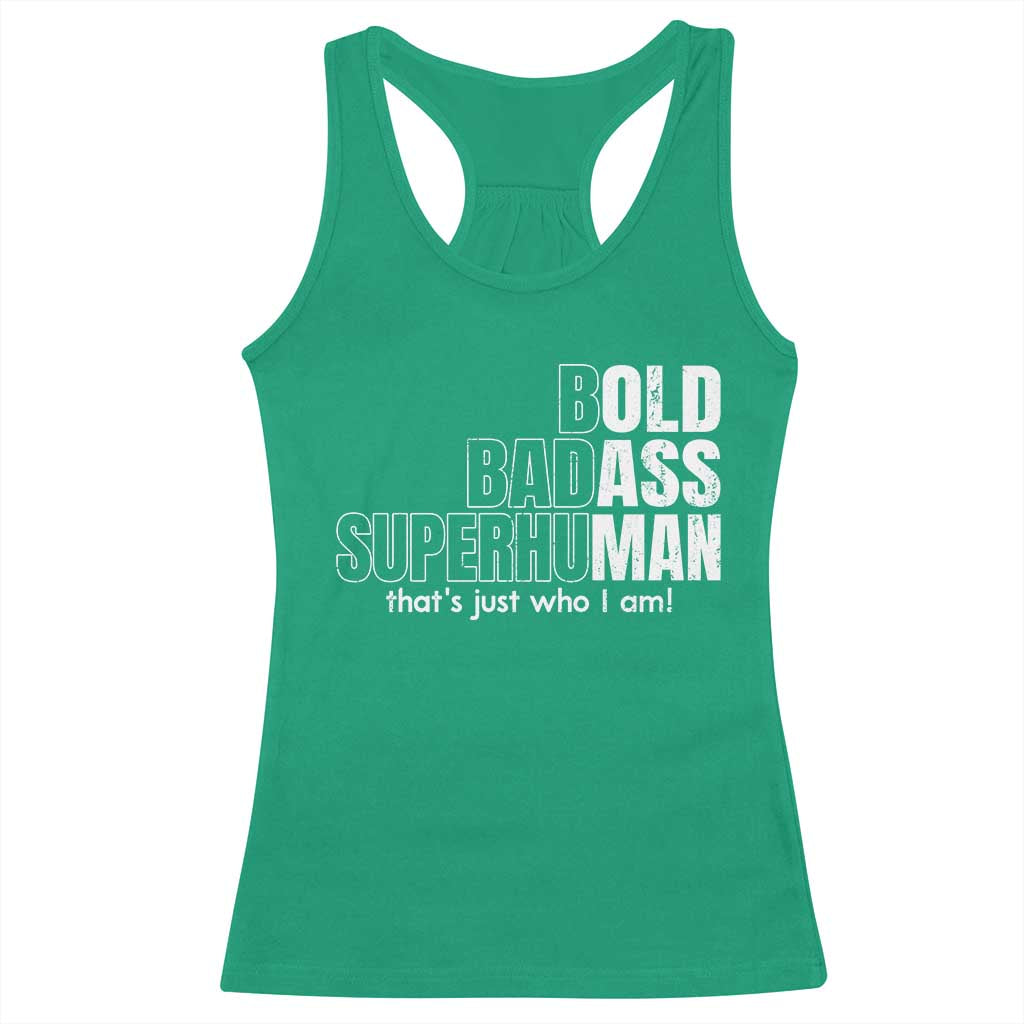 Funny Bald Dad Racerback Tank Top Old Man Saying Gag Gift Fathers Day - Wonder Print Shop