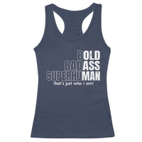 Funny Bald Dad Racerback Tank Top Old Man Saying Gag Gift Fathers Day - Wonder Print Shop