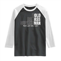 Funny Bald Dad Raglan Shirt Old Man Saying Gag Gift Fathers Day - Wonder Print Shop