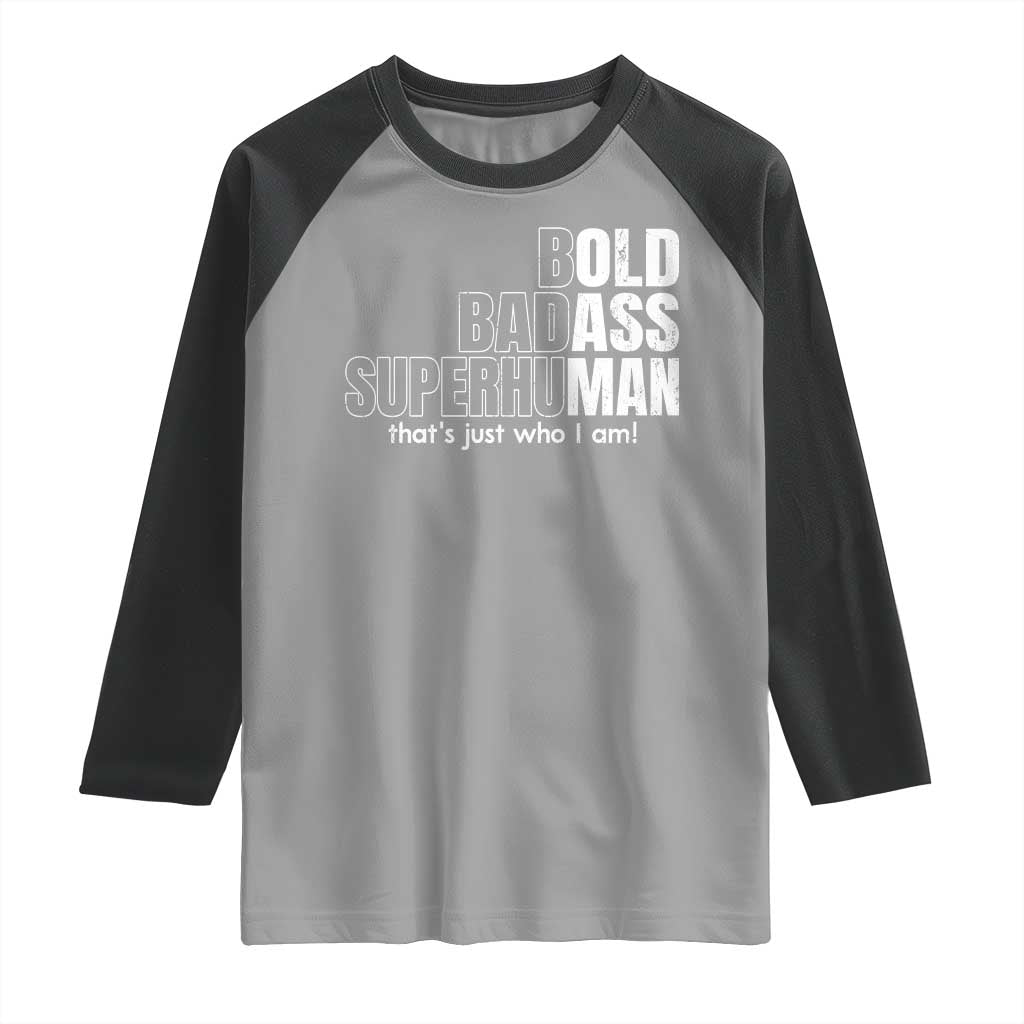 Funny Bald Dad Raglan Shirt Old Man Saying Gag Gift Fathers Day - Wonder Print Shop
