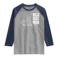 Funny Bald Dad Raglan Shirt Old Man Saying Gag Gift Fathers Day - Wonder Print Shop