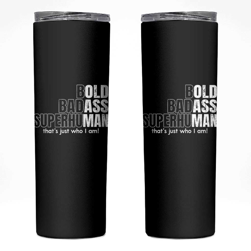 Funny Bald Dad Skinny Tumbler Old Man Saying Gag Gift Fathers Day - Wonder Print Shop