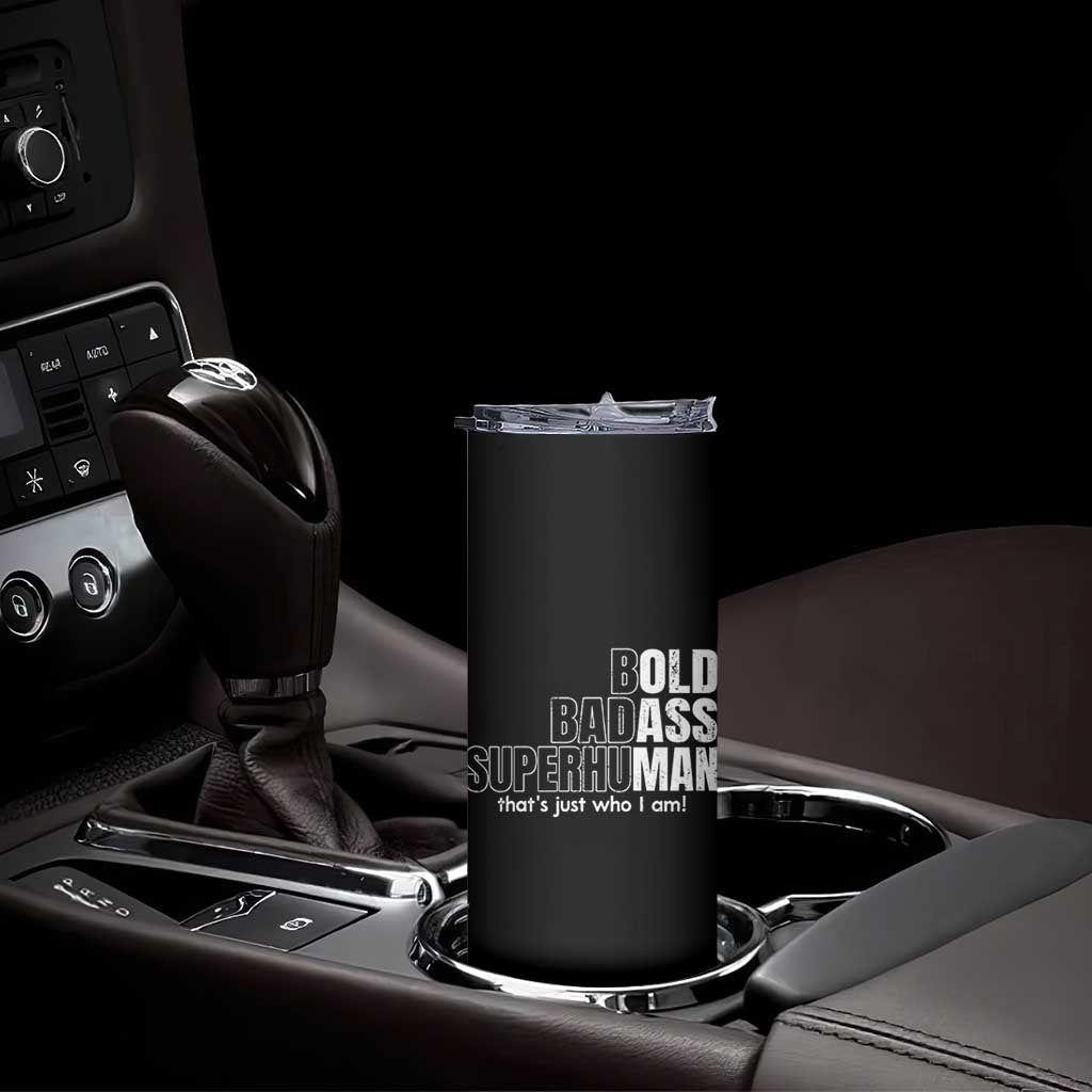 Funny Bald Dad Skinny Tumbler Old Man Saying Gag Gift Fathers Day - Wonder Print Shop