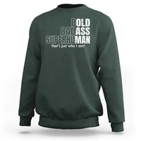 Funny Bald Dad Sweatshirt Old Man Saying Gag Gift Fathers Day - Wonder Print Shop