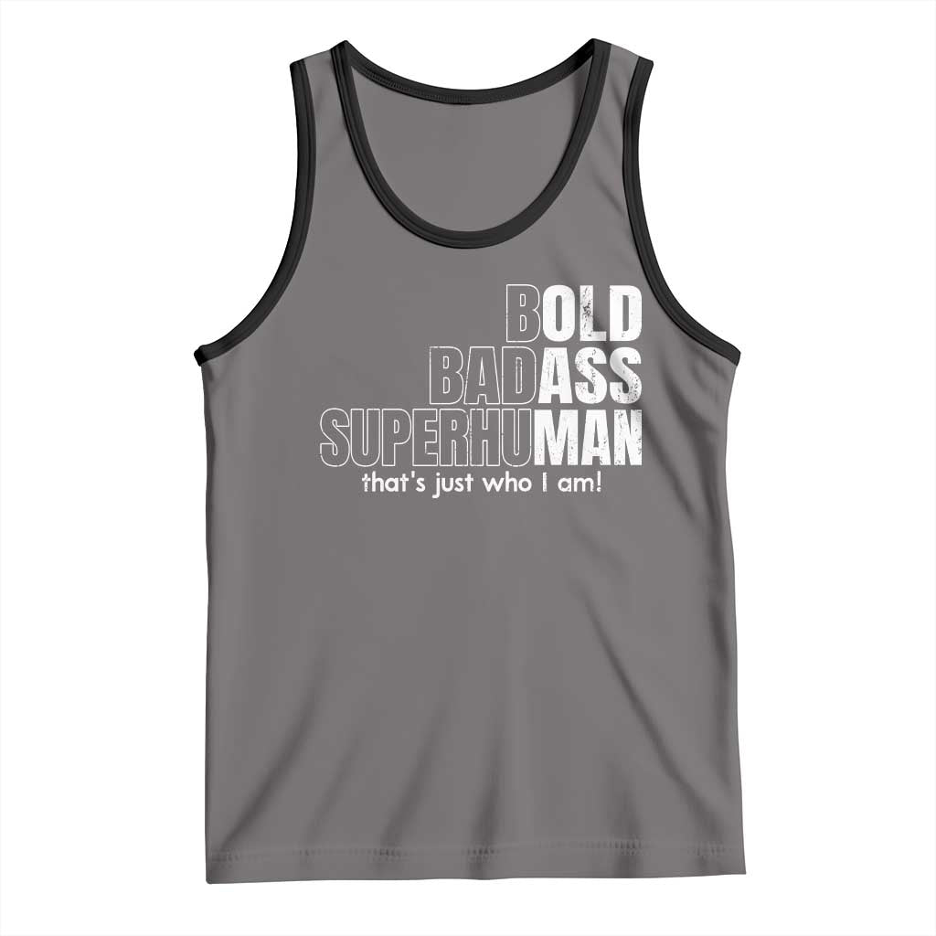 Funny Bald Dad Tank Top Old Man Saying Gag Gift Fathers Day - Wonder Print Shop