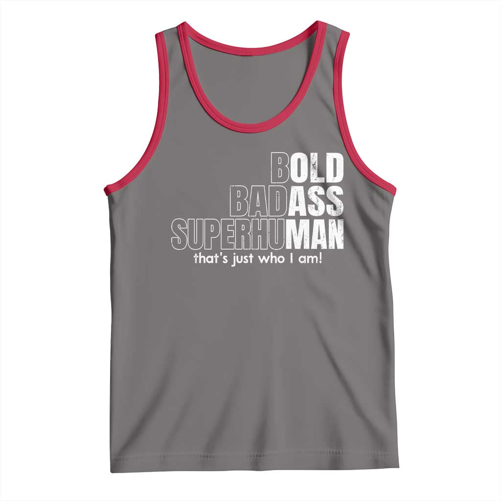 Funny Bald Dad Tank Top Old Man Saying Gag Gift Fathers Day - Wonder Print Shop