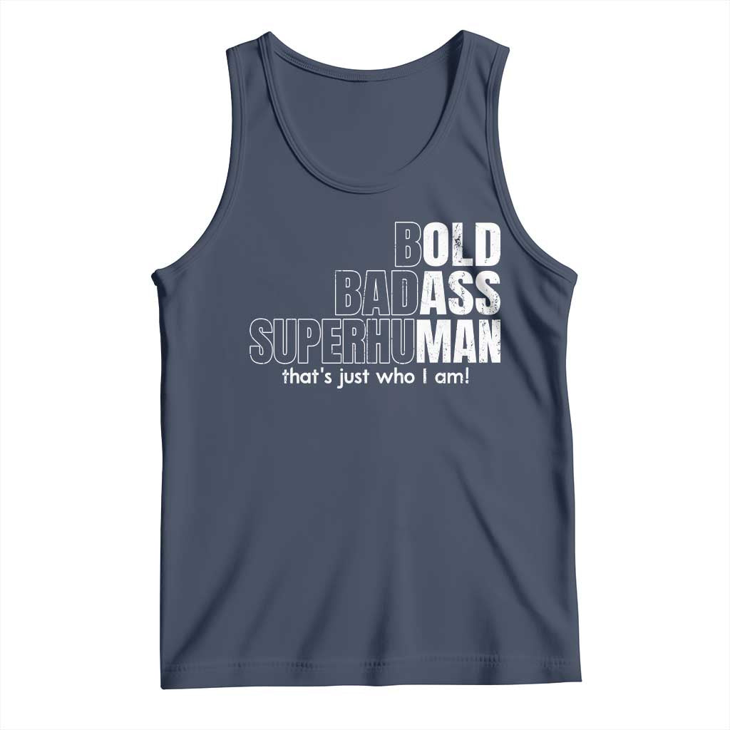Funny Bald Dad Tank Top Old Man Saying Gag Gift Fathers Day - Wonder Print Shop
