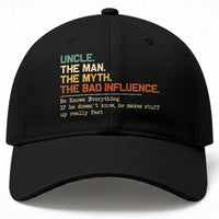 Funny Uncle Baseball Cap Best Funny Uncle Fathers Day