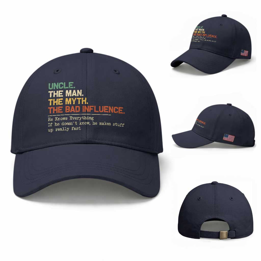 Funny Uncle Baseball Cap Best Funny Uncle Fathers Day
