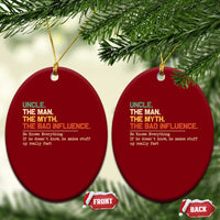 Funny Uncle Ceramic Ornament Best Funny Uncle Fathers Day - Wonder Print Shop