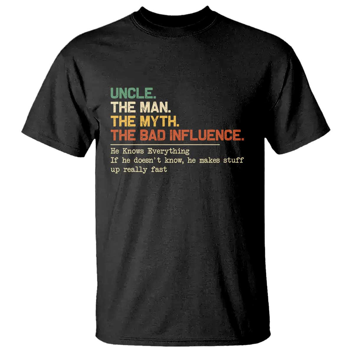 Funny Uncle T Shirt Best Funny Uncle Fathers Day