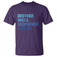 Brother Uncle Godfather Legend T Shirt Best Funny Uncle Fathers Day
